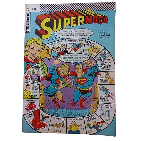 SUPERMOÇA nº 01 - STAR ALBUM (BI) - ED EBAL ano 1968