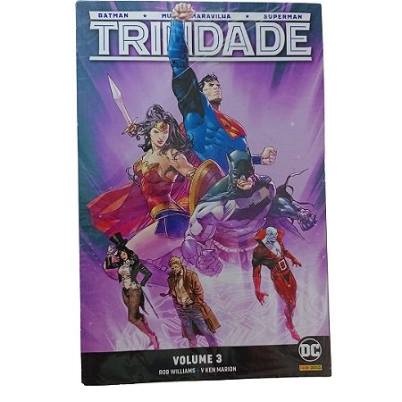 TRINDADE VOLUME 3 - BATMAN & MULHER MARAVILHA & SUPERMAN - ED PANINI