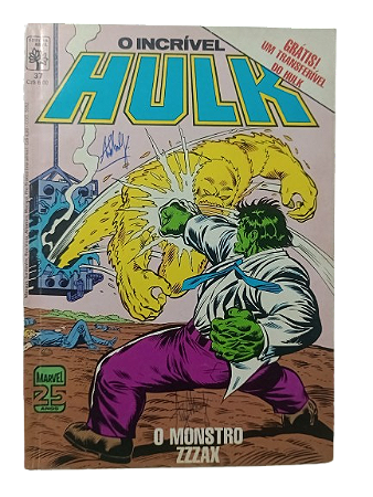 O INCRÍVEL HULK - Nº 37 ( Formatinho ) Editora Abril