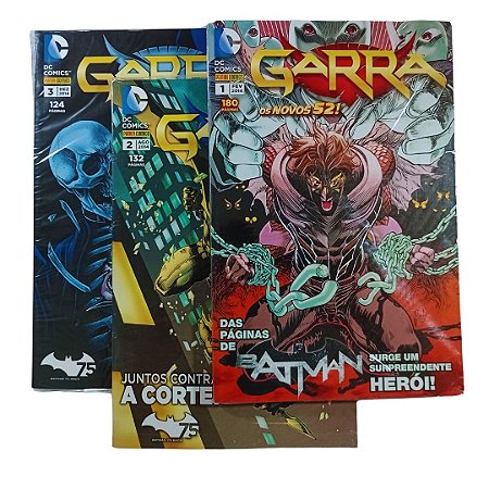 GARRA - OS NOVOS 52 - VOLUMES 1,2 E 3 - ED PANINI