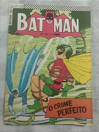 BATMAN nº 63 - 2ª série  - Ed Ebal - ano 1966