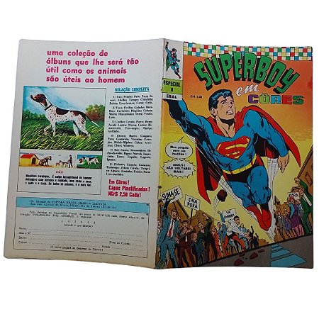 SUPERBOY EM CORES  nº 008 - ED EBAL ano 1971