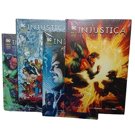Injustiça: Deuses Entre Nós -Ano Um a Quatro - Panini - Capa Dura