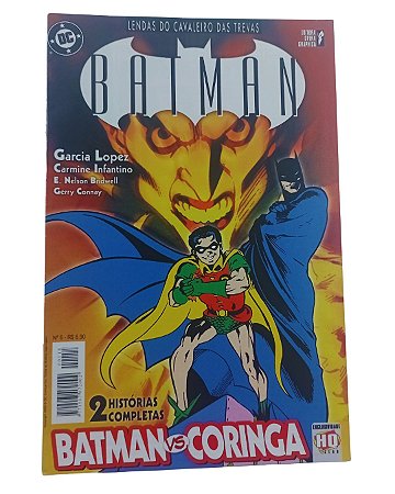 BATMAN LENDAS DO CAVALEIRO DAS TREVAS  Nº 06 -  BATMAN VS CORINGASARIO CORINGA