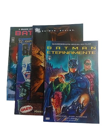 Batman Edições de Quadrinização Oficial do Filme - 4 edições