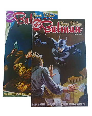 BATMAN - Nove Vidas -  mini série em 2 partes - Ed Mythos