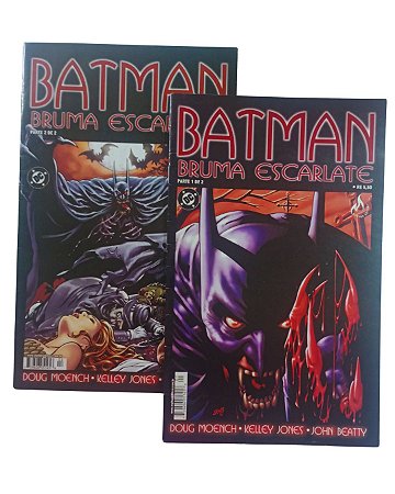 BATMAN - Bruna Escarlate -  mini série em 2 partes - Ed Mythos