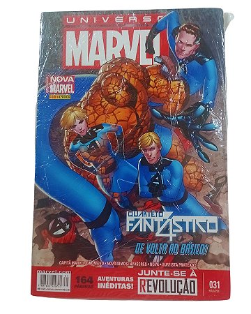 QUARTETO FANTASTICO DE VOLTA AO BASICO - UNIVERSO MARVEL 31  - Ed PANINI