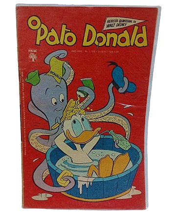 O PATO DONALD nº 1180 ano 1974 - Ed Abril