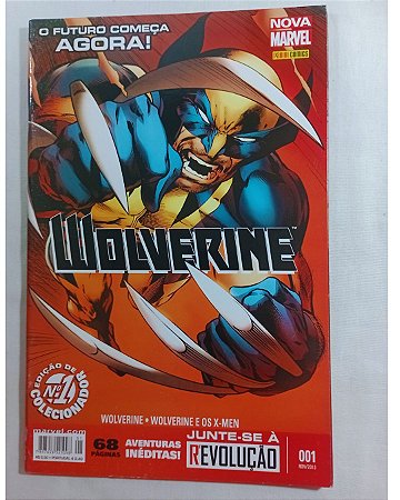 WOLVERINE nº 001 -  Nova Marvel - Ed Panini
