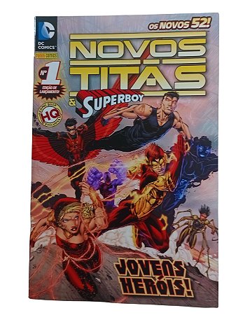NOVOS TITÃS & SUPERBOY nº 01 - OS NOVOS 52 - Ed Panini