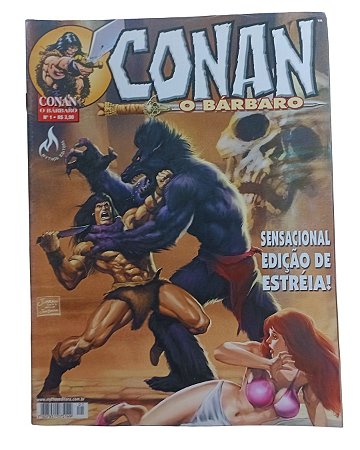 CONAN O BARBARO Nº 01 - EDITORA MYTHOS