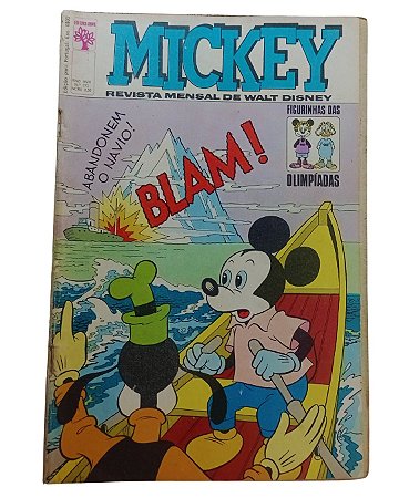MICKEY Nº 191 - EDITORA ABRIL - COM FIGURINHAS