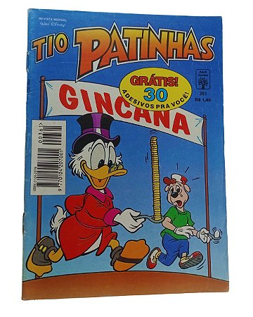 TIO PATINHAS Nº 361 - EDITORA ABRIL
