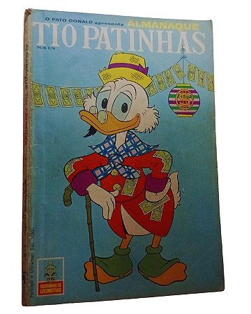 TIO PATINHAS Nº 35 - EDITORA ABRIL - ANO 1968 com figurinhas