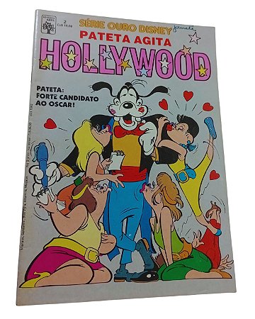 SERIE OURO DISNEY 02 - PATETA AGITA HOLLYWOOD - EDITORA ABRIL