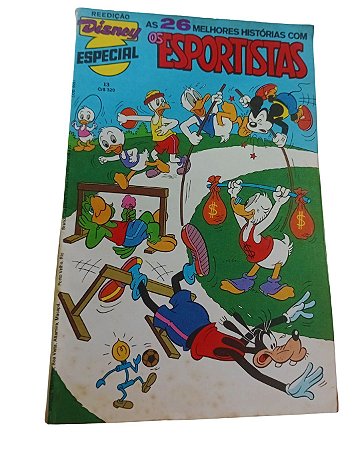 DISNEY ESPECIAL 13 - REEDIÇÃO - OS ESPORTISTAS - EDITORA ABRIL