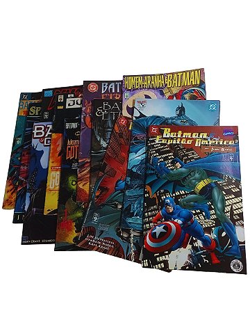 EDIÇÕES ESPECIAIS BATMAN CROSSOVER - 12 EDIÇÕES