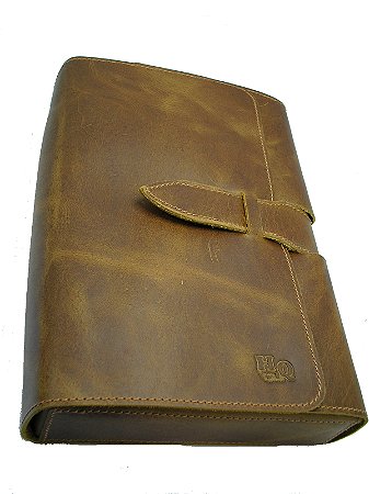 Capa Gibis Hqs Antigas Couro Legítimo / Ebal Rge Gep Gea X - COR MOSTARDA