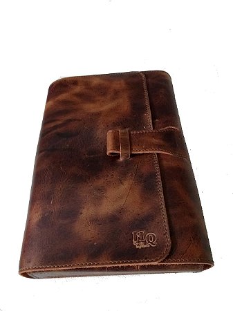 Capa Gibis Hqs Antigas Couro Legítimo / Ebal Rge Gep Gea X - COR OIL PINHÃO