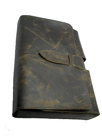 Capa Gibis Hqs Antigas Couro Legítimo / Ebal Rge Gep Gea X - COR OIL TAUPE