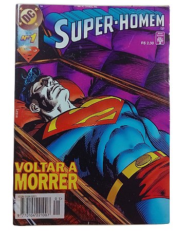 SUPER-HOMEN Nº 01 - VOLTAR A MORRER - Ed Abril