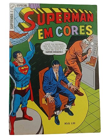 SUPERMAN EM CÔRES Nº 01 - EDITORA EBAL