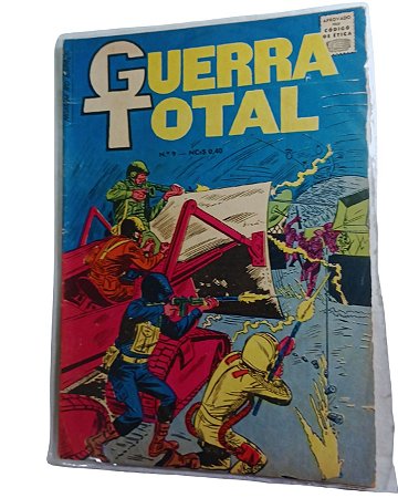 GUERRA TOTAL Nº 09 - EDITORA O CRUZEIRO - ANO 1969