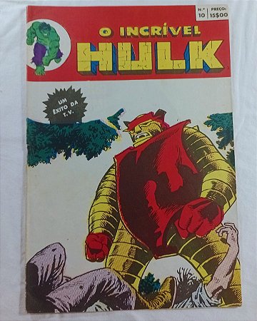 DO INCRIVEL HULK Nº 10 - ANO 1980 - ED PORTUGUESA - RARA