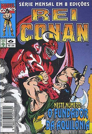 REI CONAN Nº 6 ( Parte 6 de uma minisérie em 8 edições ) ED ABRIL