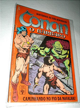 CONAN O BARBARO Nº 8 - Formatinho colorido - ED ABRIL