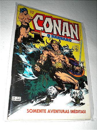 CONAN O BARBARO Nº 12 - Formatinho colorido - ED ABRIL