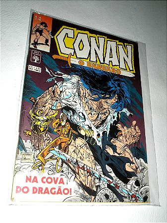 CONAN O BARBARO Nº 14 - Formatinho colorido - ED ABRIL
