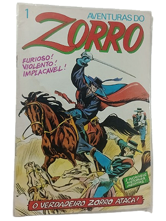 AVENTURAS DO ZORRO Nº 01 - ED MACIOTA LTDA