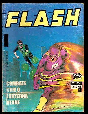 COLEÇÃO INVICTUS Nº 28 - FLASH COMBATE COMBATE COM O LANTERNA VERDE - ED SAMPA