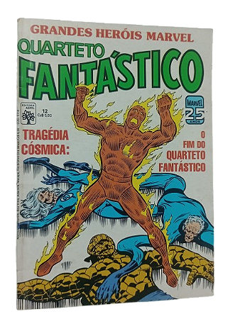 QUARTETO FANTASTICO - GRANDES HEROIS MARVEL 12 - Editora Abril