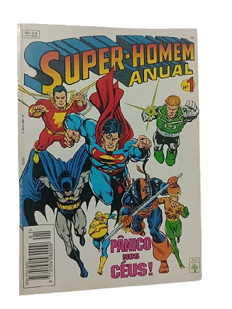 SUPER-HOMEN ANUAL Nº 01 - PANICO NOS CÉUS - ED ABRIL