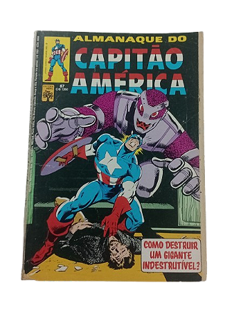 ALMANAQUE DO CAPITÃO AMERICA nº 67 - Editora Abril