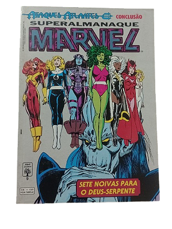 SUPERALMANAQUE MARVEL 9 - ATAQUES ATLANTES- Ed Abril