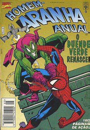 HOMEN-ARANHA ANUAL 5 - O DUENDE VERDE RENASCE - Editora Abril