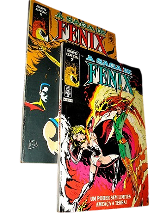 A SAGA DE FENIX - MARVEL ESPECIAL 7 E 8 - MINI SERIE COMPLETA - ED ABRIL