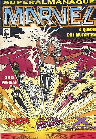 SUPERALMANAQUE MARVEL 05 - A QUEDA DOS MUTANTES - ED ABRIL