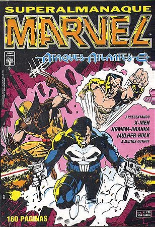 SUPERALMANAQUE MARVEL 08 - ATAQUES ATLANTES - ED ABRIL