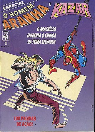 HOMEN-ARANHA E KAZAR - ED ABRIL