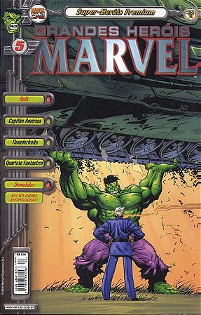 GRANDES HEROIS MARVEL - PREMIUM Nº 05 - EDITORA ABRIL