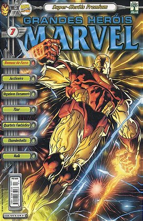 GRANDES HEROIS MARVEL - PREMIUM Nº 07 - EDITORA ABRIL