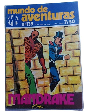 MUNDO DE AVENTURAS 135 - MANDRAKE - EDIÇÃO PORTUGUESA