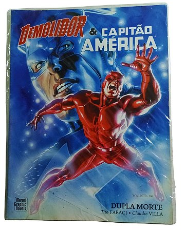 DEMOLIDOR & CAPITÃO AMERICA - MARVEL GRAPHIC NOVELS - ED ABRIL