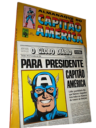 ALMANAQUE DO CAPITÃO AMERICA nº 65 - Editora Abril