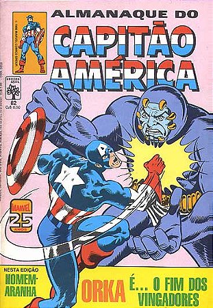 ALMANAQUE DO CAPITÃO AMERICA nº 82 - Editora Abril